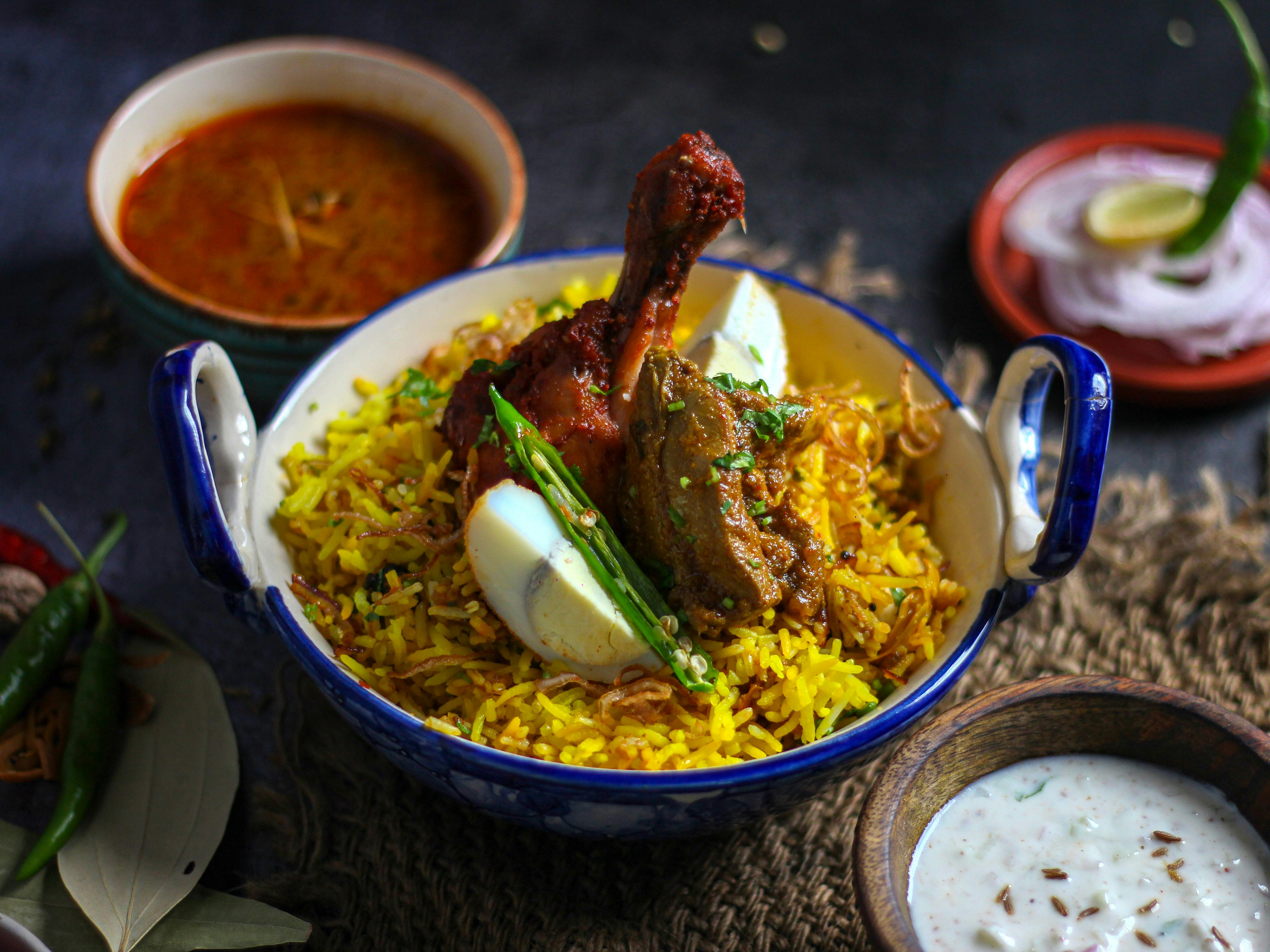 Delicious Goat Dum Biryani